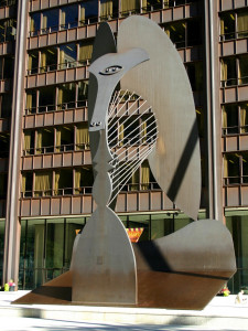 Скульптура Чикаго Пикассо, 1967 год
